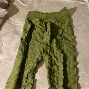 Booty by Brabants Olive Green Workout Leggings